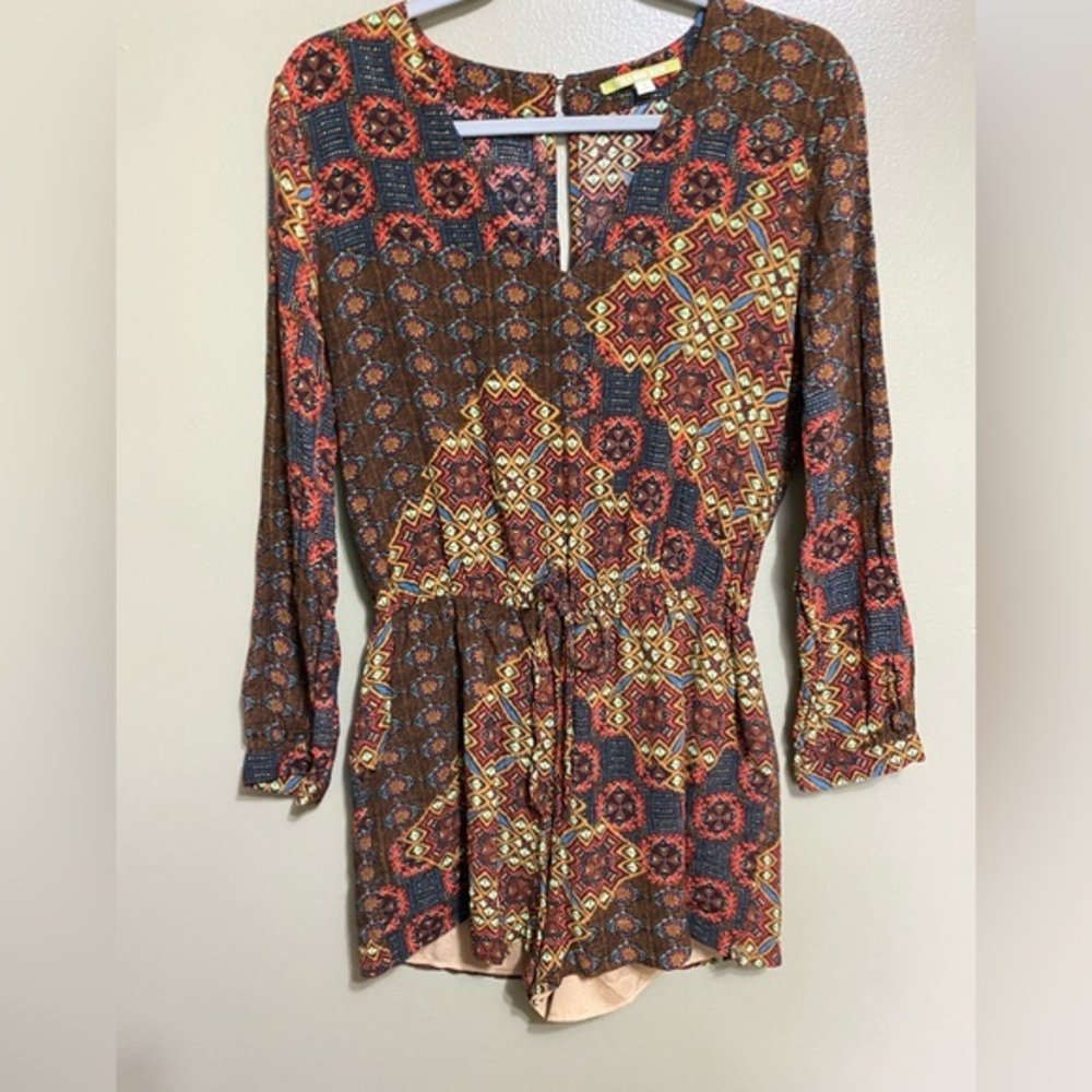 Gianni Bini Colorful Romper, Size M